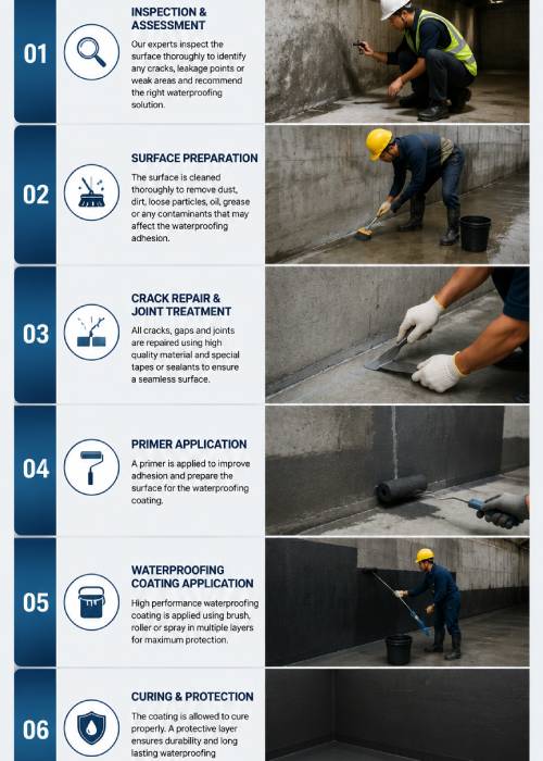 waterproofing process